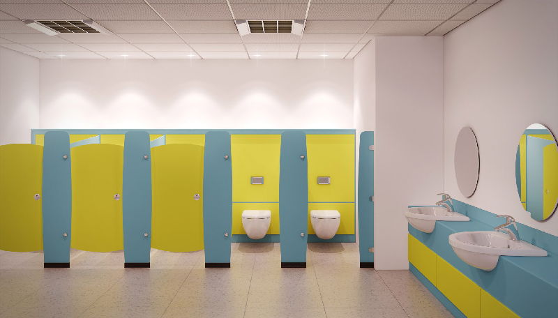 Tiêu chuẩn nhà vệ sinh cho học sinh Tiểu học