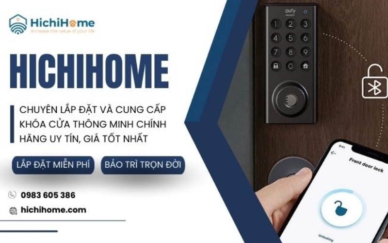 hichihome cung cấp khóa cửa điện tử