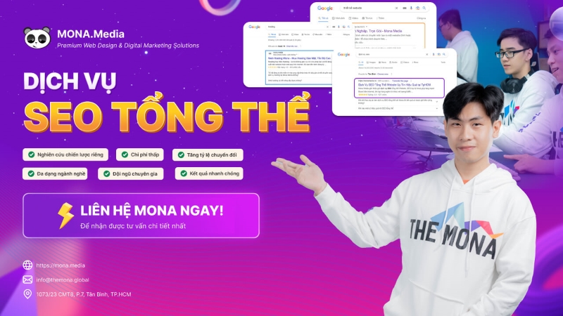 Dịch vụ SEO tổng thể trọn gói tại MONA Media