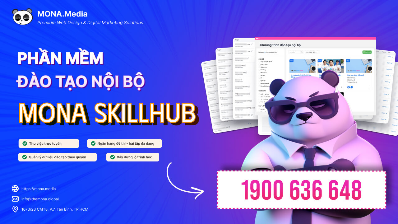 Phần mềm đào tạo nội bộ toàn diện MONA SkillHub